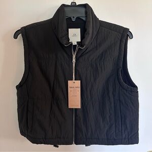 Thread & Supply Black Crop Vest